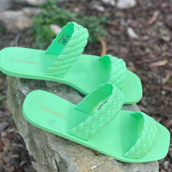 Steve Madden Bohemia Slip-on Slide Samdals - Picture 3 of 3